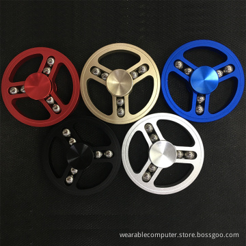 Hand Spinner Triangle Tri Fidget Ball Desk Focus Toy EDC Spinner For Kids Adults Finger Spinning Top